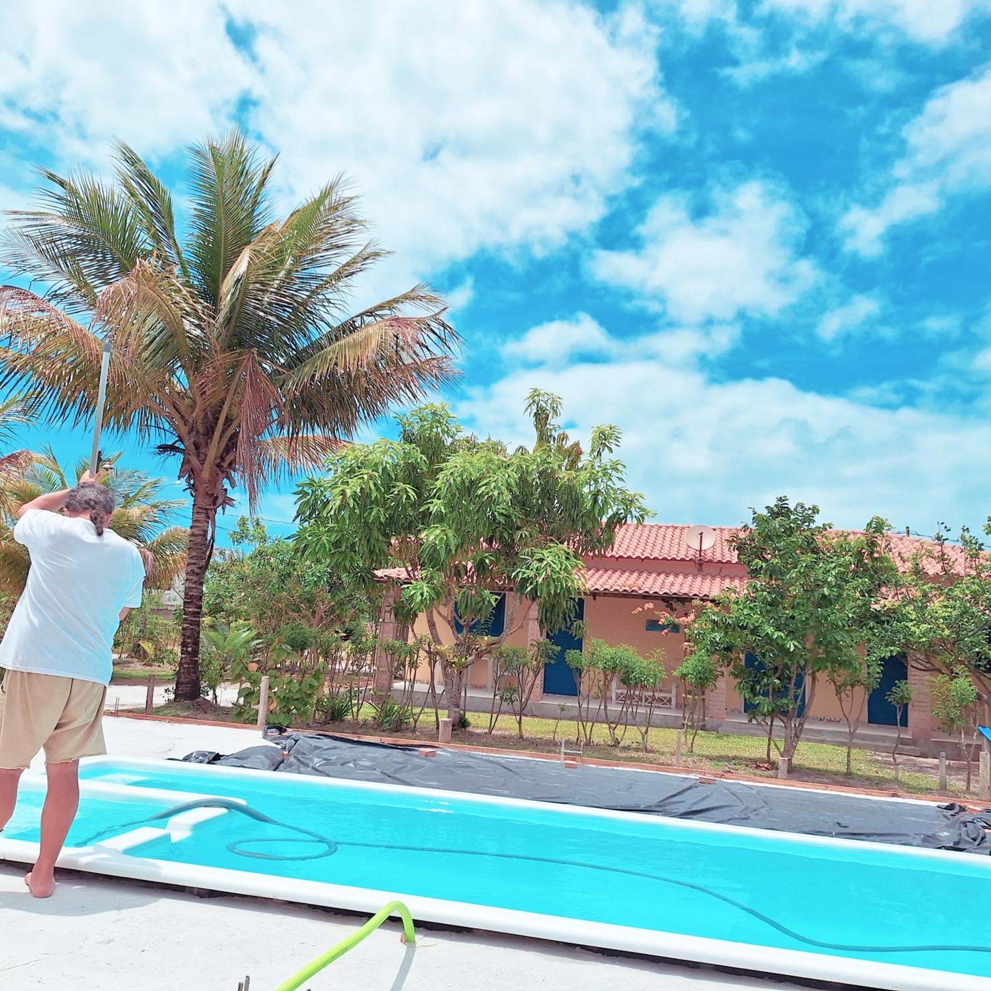 Casa Na Praia Com Piscina Costa Dourada Exterior foto
